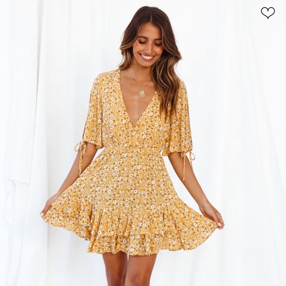 Fortune One Tucana Dress Yellow - Picture 2 of 8